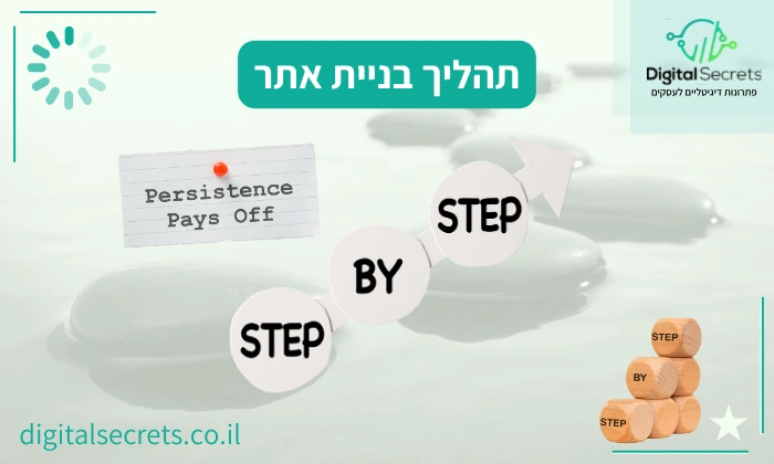 תהליך בניית אתר שלב אחר שלב